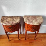 Pair of Louis XV style bedside tables