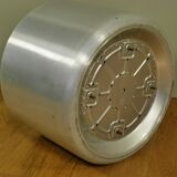 Pot for houseplant 70s stainless