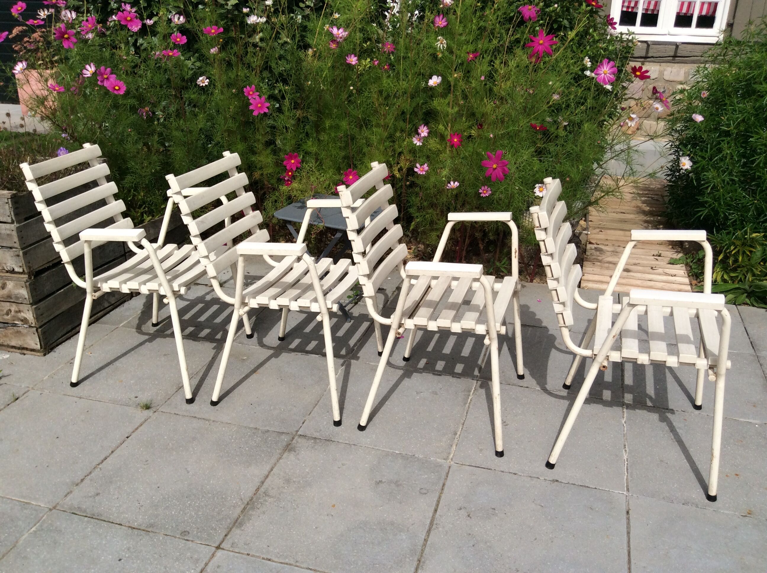4 fauteuils de jardin