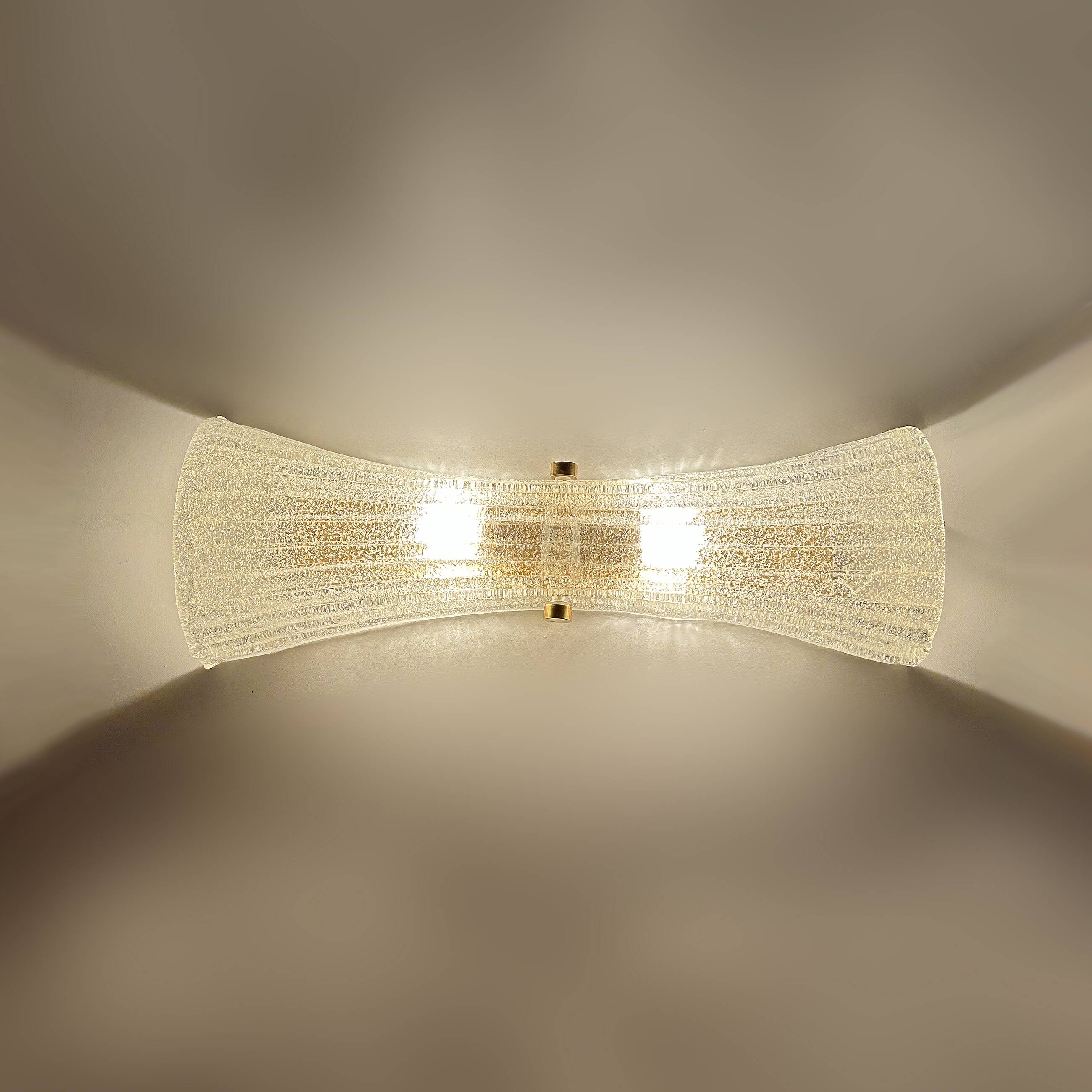 Vintage Glass Wall Lamp