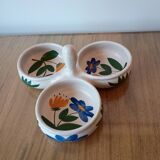 Hand-painted ceramic aperitif plate – Poteries du Marais