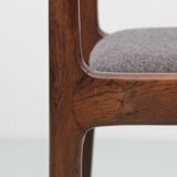 Suite of 6 Scandinavian rosewood chairs from Rio