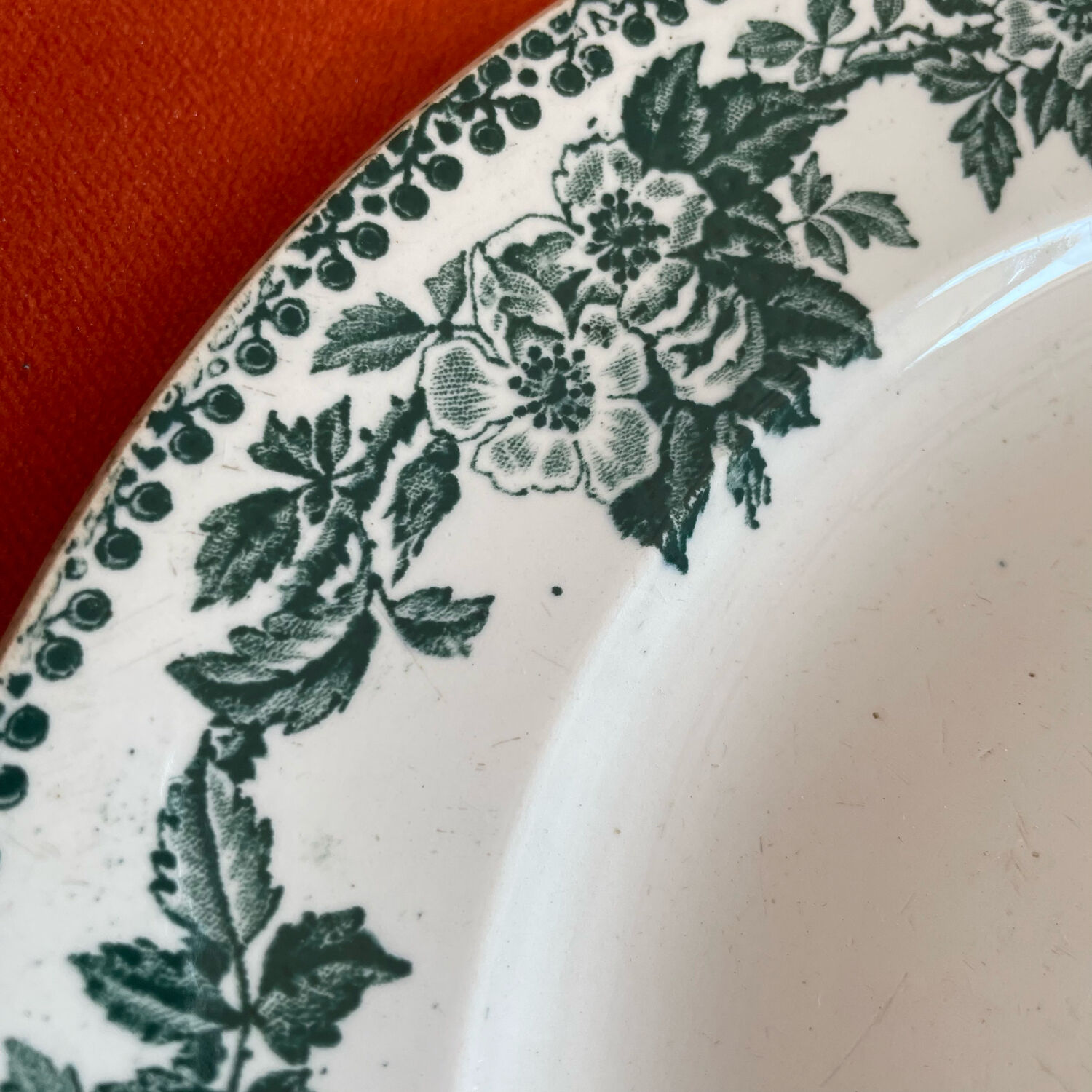Serving dish in Iron Earth. Debray model institution Guadeloupe
