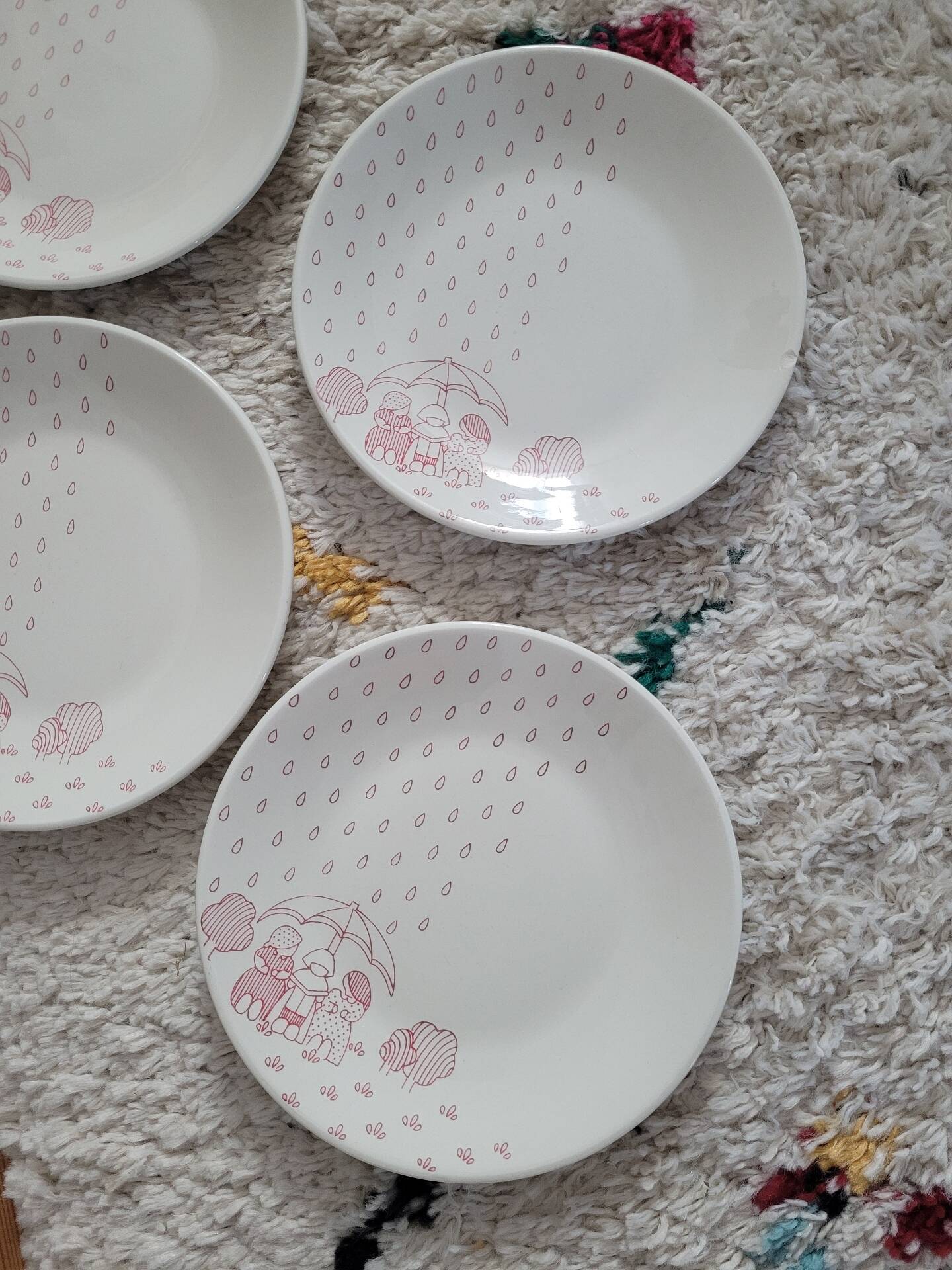 Lot de 6 assiettes à dessert Sarreguemines