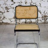Black b32 chair by Marcel Breuer