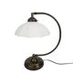 Banker's lamp - table lamp - opaline glass - brass - 3rd quarter of the 20t