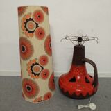 Ceramic floor lamp from the 70s