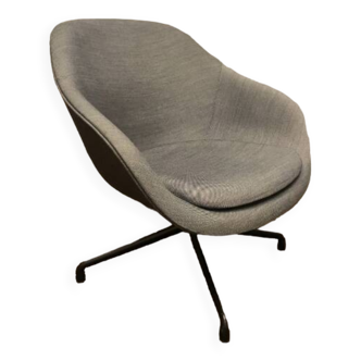 Fauteuil gris en tissu