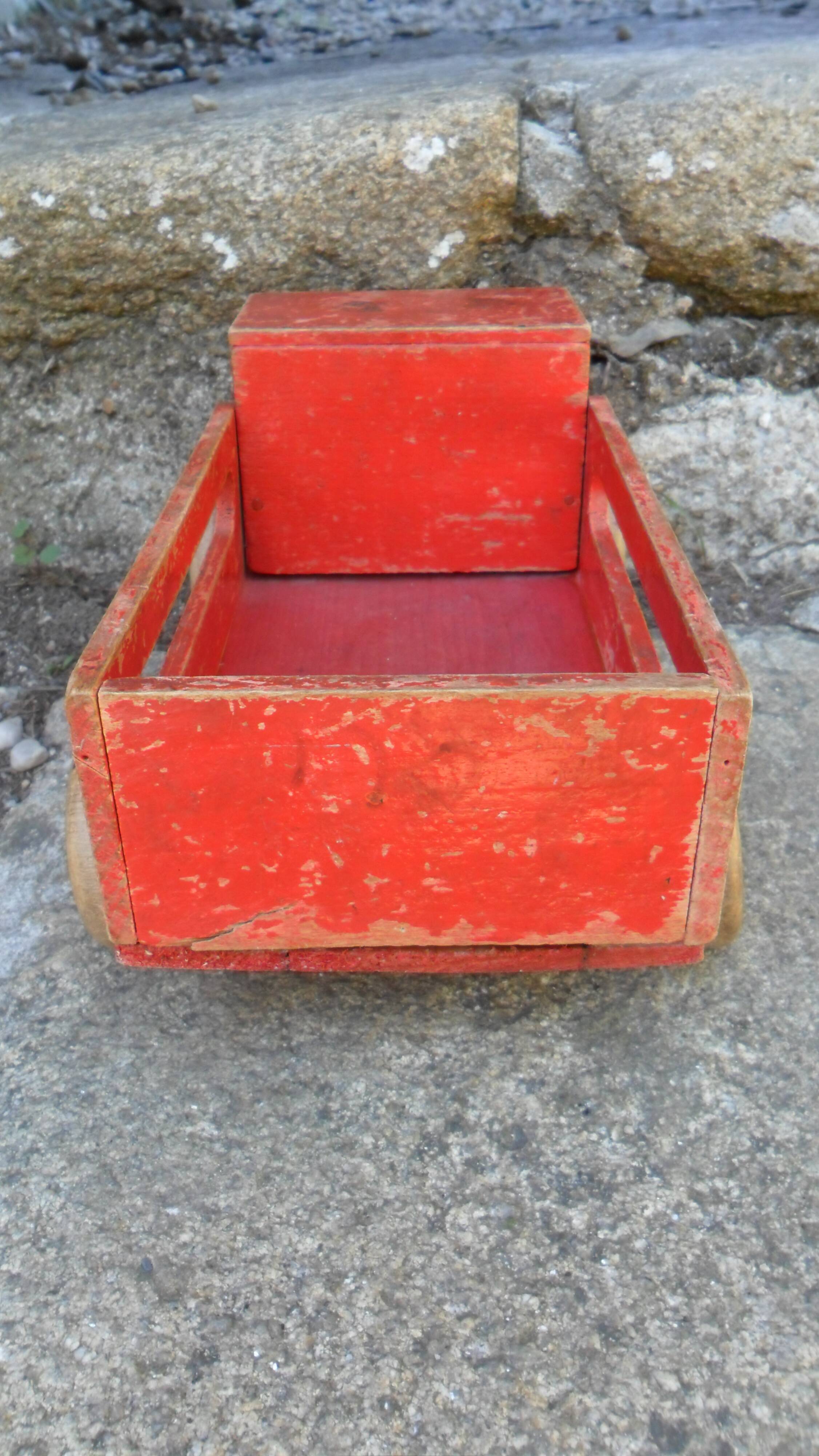 Vintage wooden truck