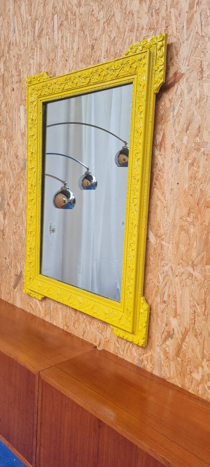 Wood and plaster mirror 1950