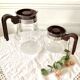 Vintage Pyrex glass teapot coffee pot carafes