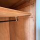 Armoire parisienne penderie 1960 vert grisé rénovée 