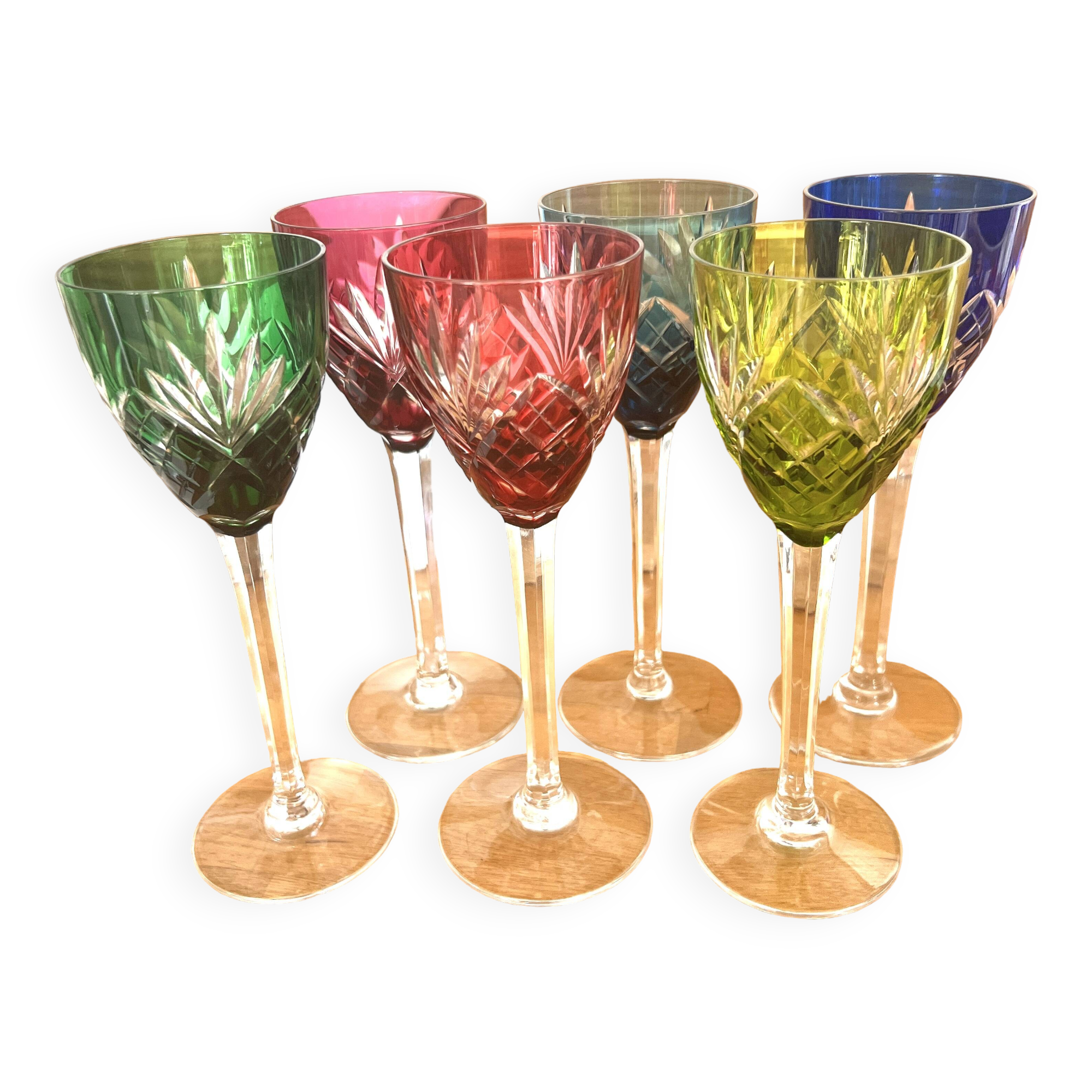 Saint louis crystal wine glasses