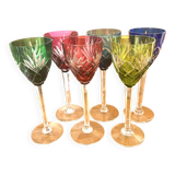 Saint louis crystal wine glasses