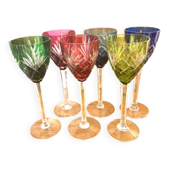 Saint louis crystal wine glasses