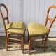 Paire de chaises Louis Philippe en merisier
