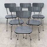Set of 6 Formica chairs