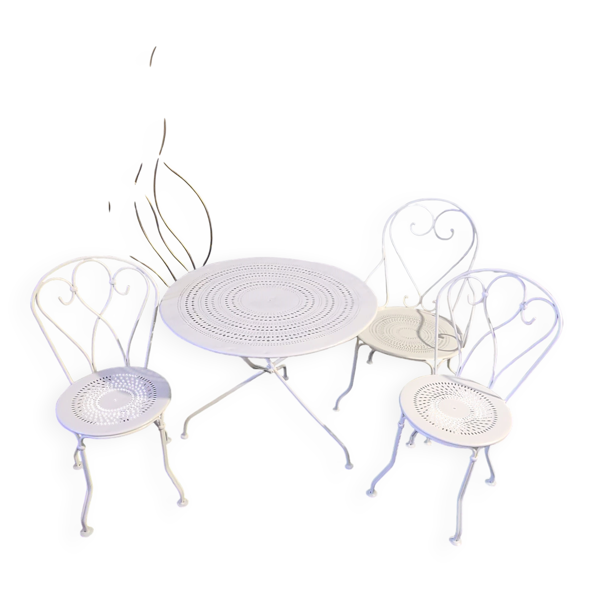 Mid-Century Garden Furniture in Wrought Iron