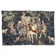 Vintage tapestry hand-screen printed in France