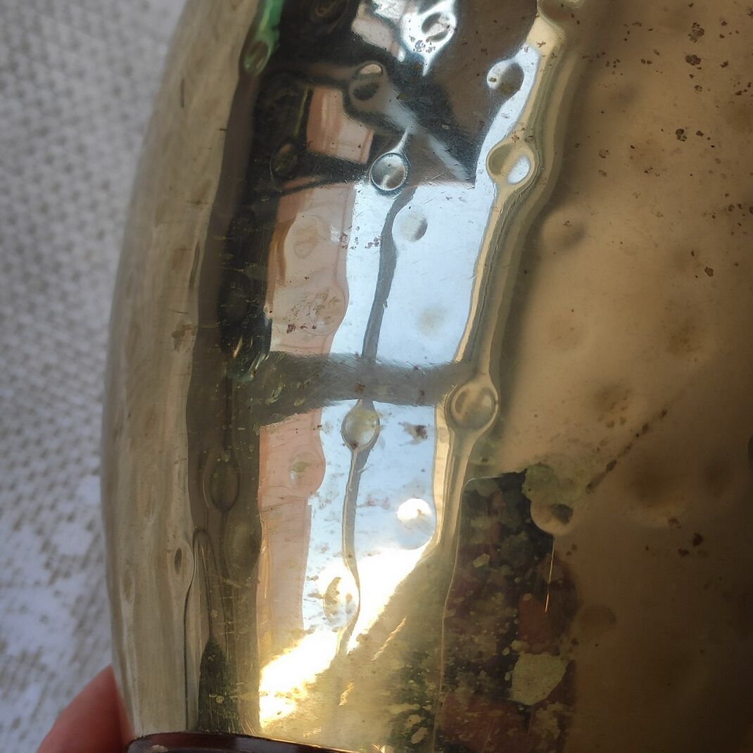 Pied de lampe en laiton