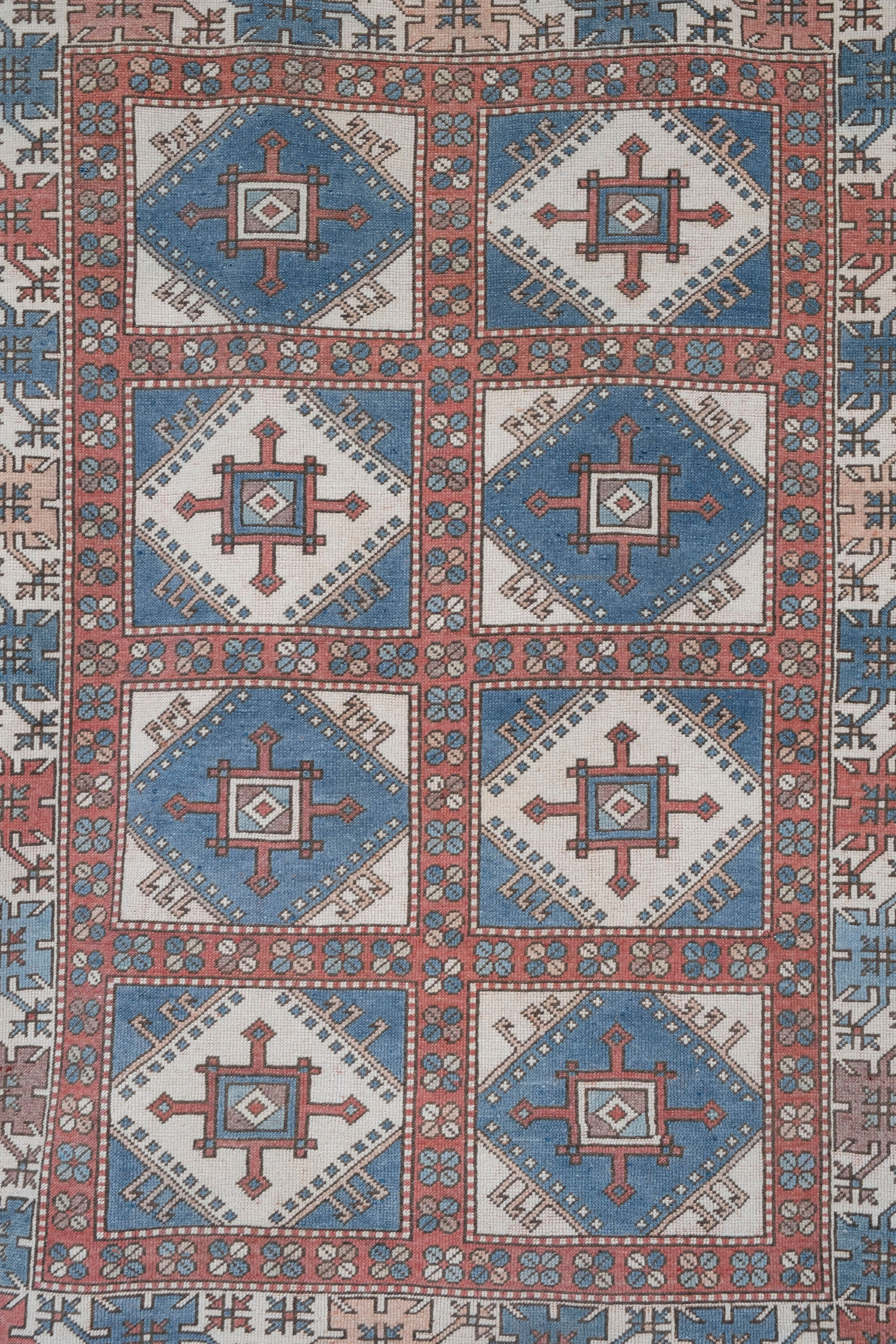 Vintage Turkish Oushak Rug 143 x 213 cm