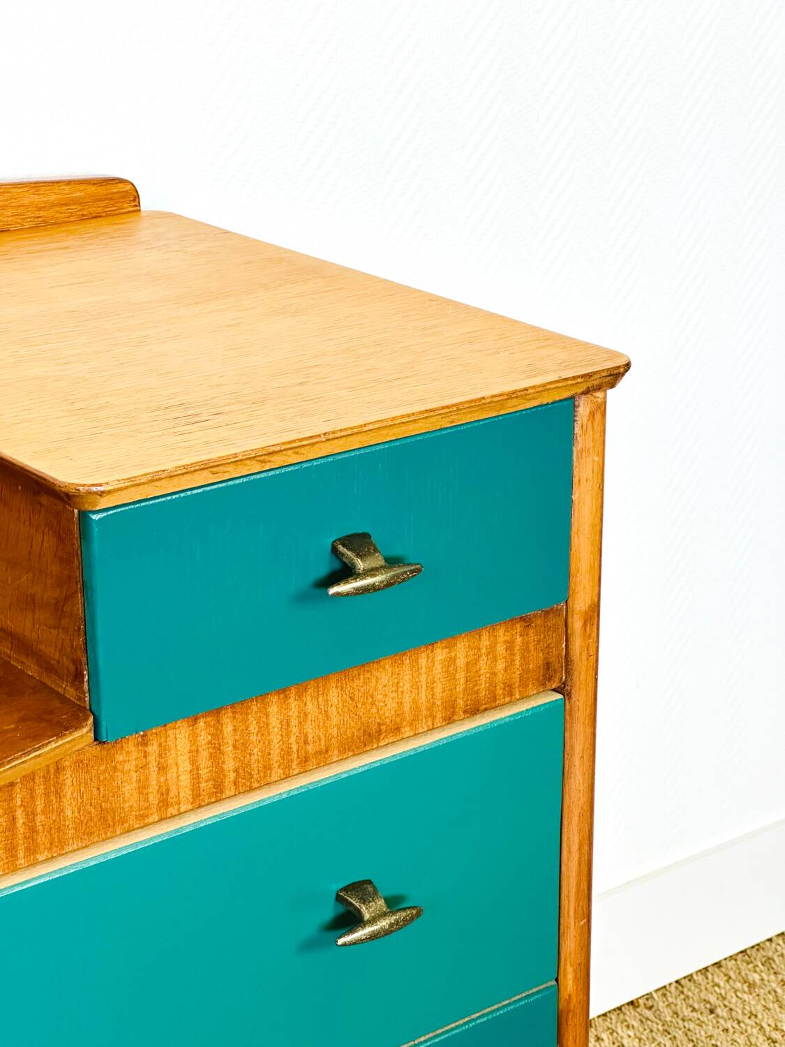 Coiffeuse en chêne 1960