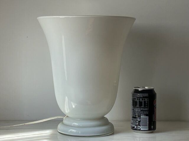 Lampe vasque opaline style art déco