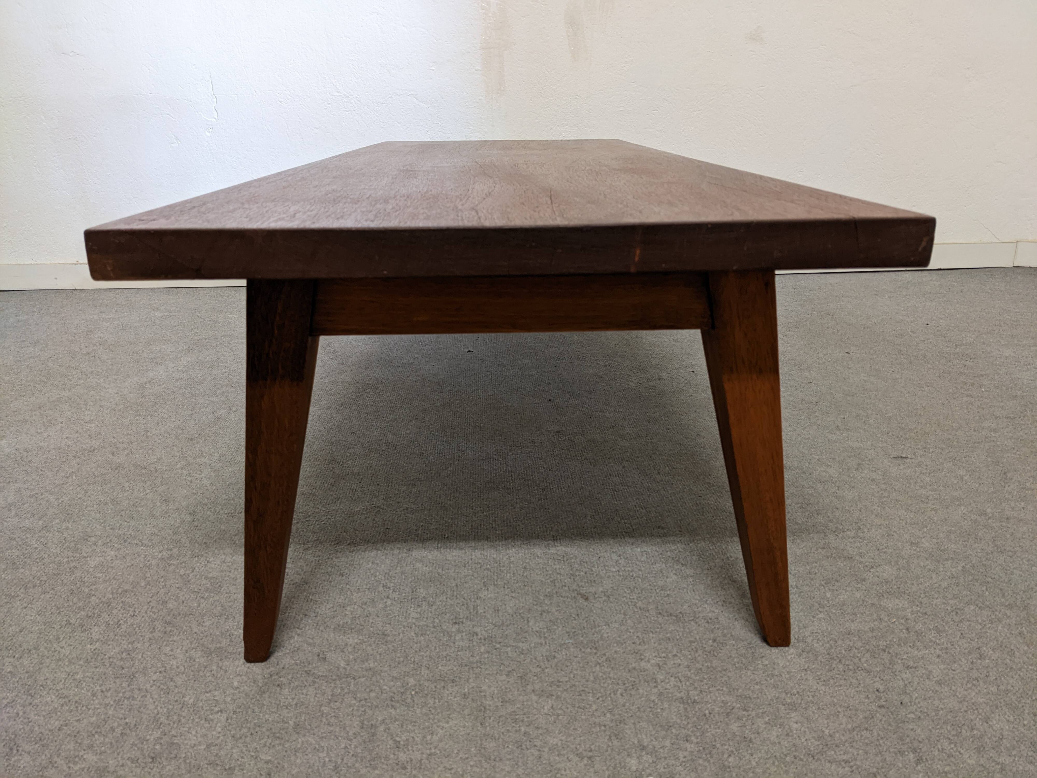 Scandinavian XL coffee table in solid teak from the 50s/60s