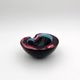 Sommerso Flavio Poli Murano 1960 Ashtray Bowl