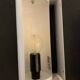 Paire d'appliques murales blanches rouleaux Ikea 1980