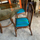 Table et chaises en rotin années 70-80