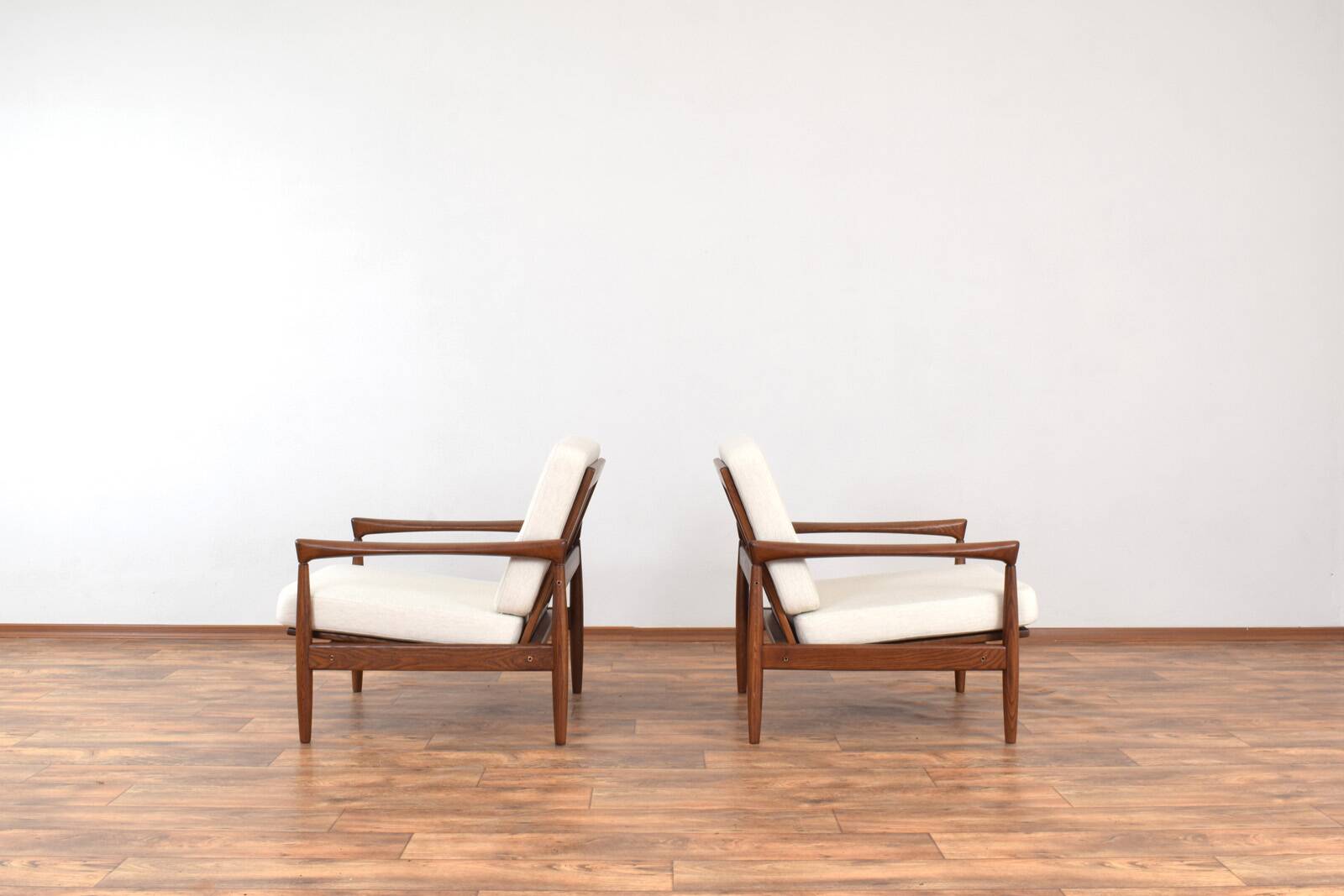 Mid-Century Oak Kolding Armchairs by Erik Wørts for IKEA, 1960s, Set of 2