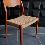 4 Niels Otto Møller model 71 chairs, Denmark 1950