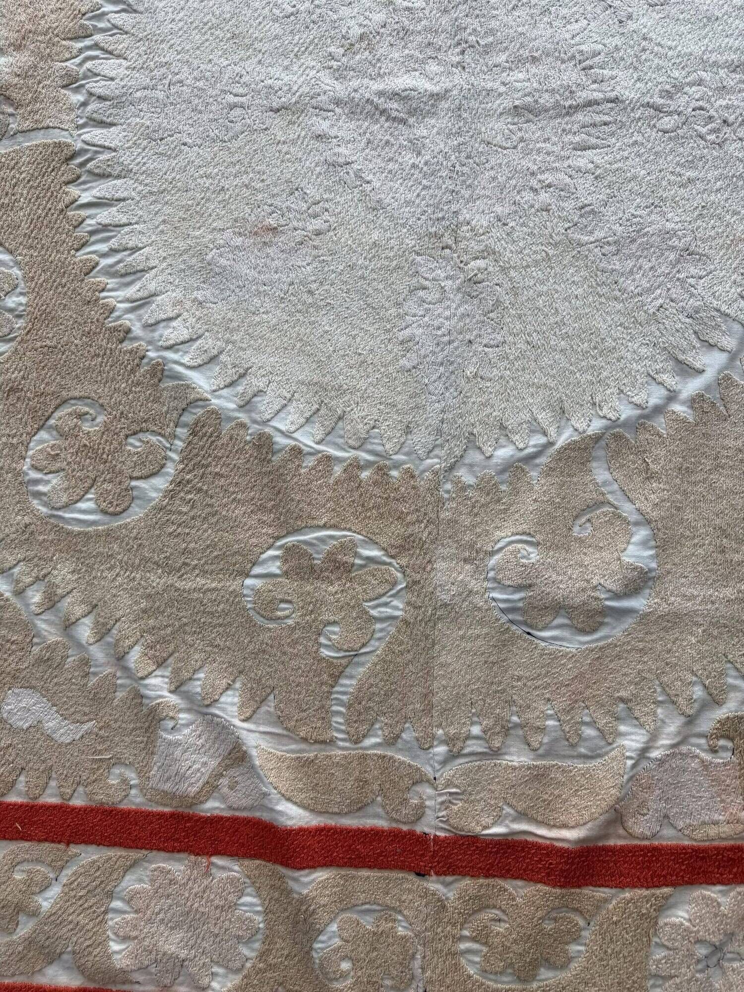 Vintage hand-embroidered tablecloth 152x155 cm