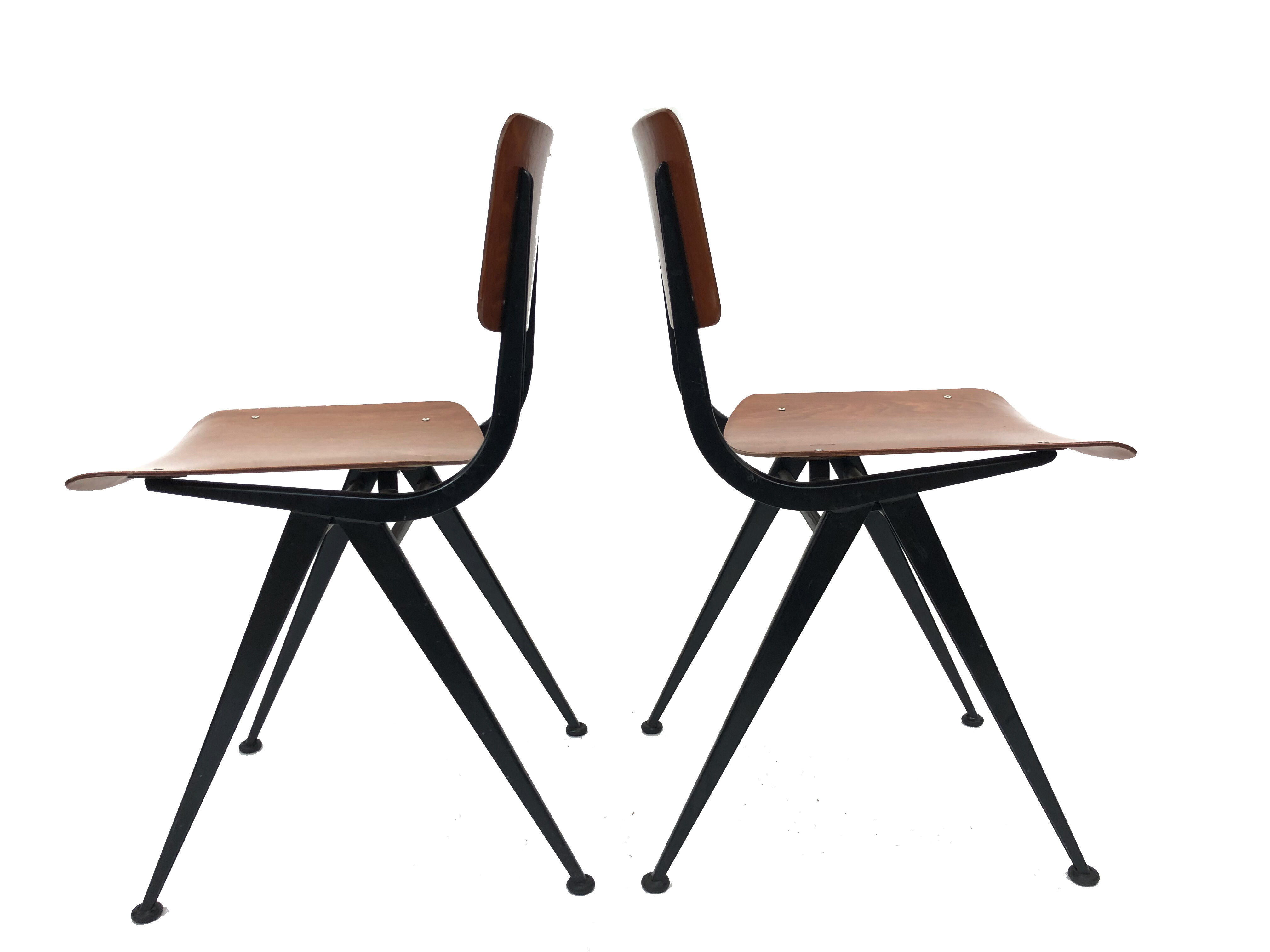 Eromes Marko vintage compass school chair