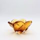 Ashtray - Morano Sommerso - Amber - 1960
