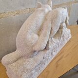 Vinsare Sèvres Ceramic Fox Pair