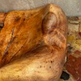 Large Carved Wooden Hand - 1950s