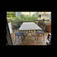 Ensemble table+6 chaises