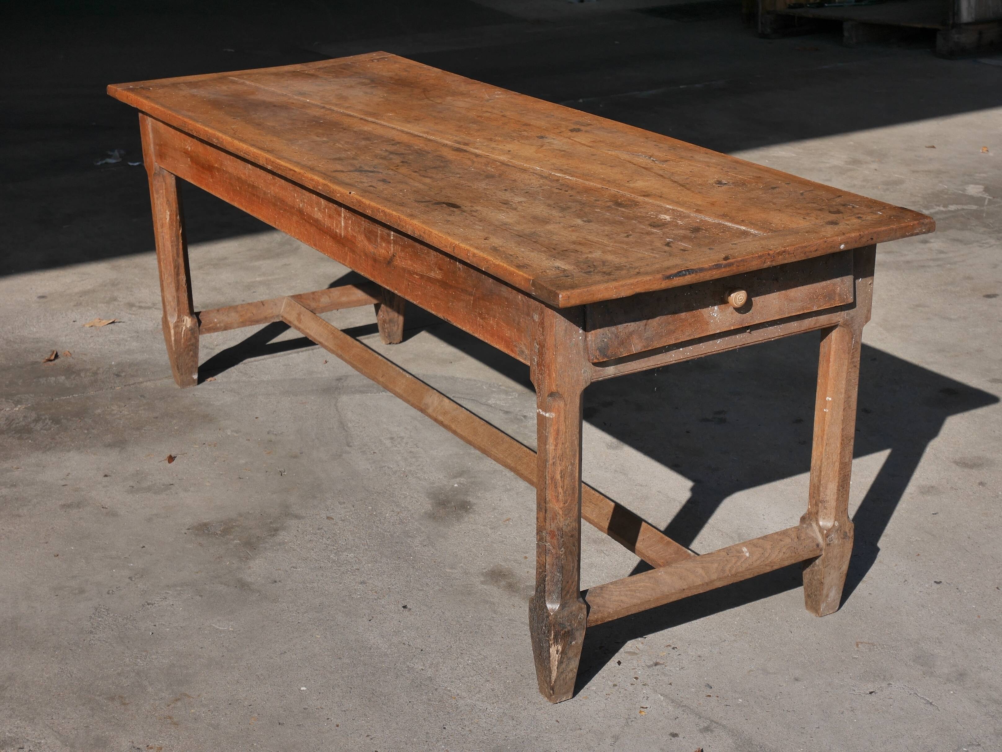 Oak farm table