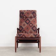 Fauteuil en teck, design danois, années 1970, production : Danemark