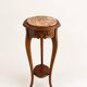Vintage French Marble Top Plant Stand, Louis XV Pedestal Table