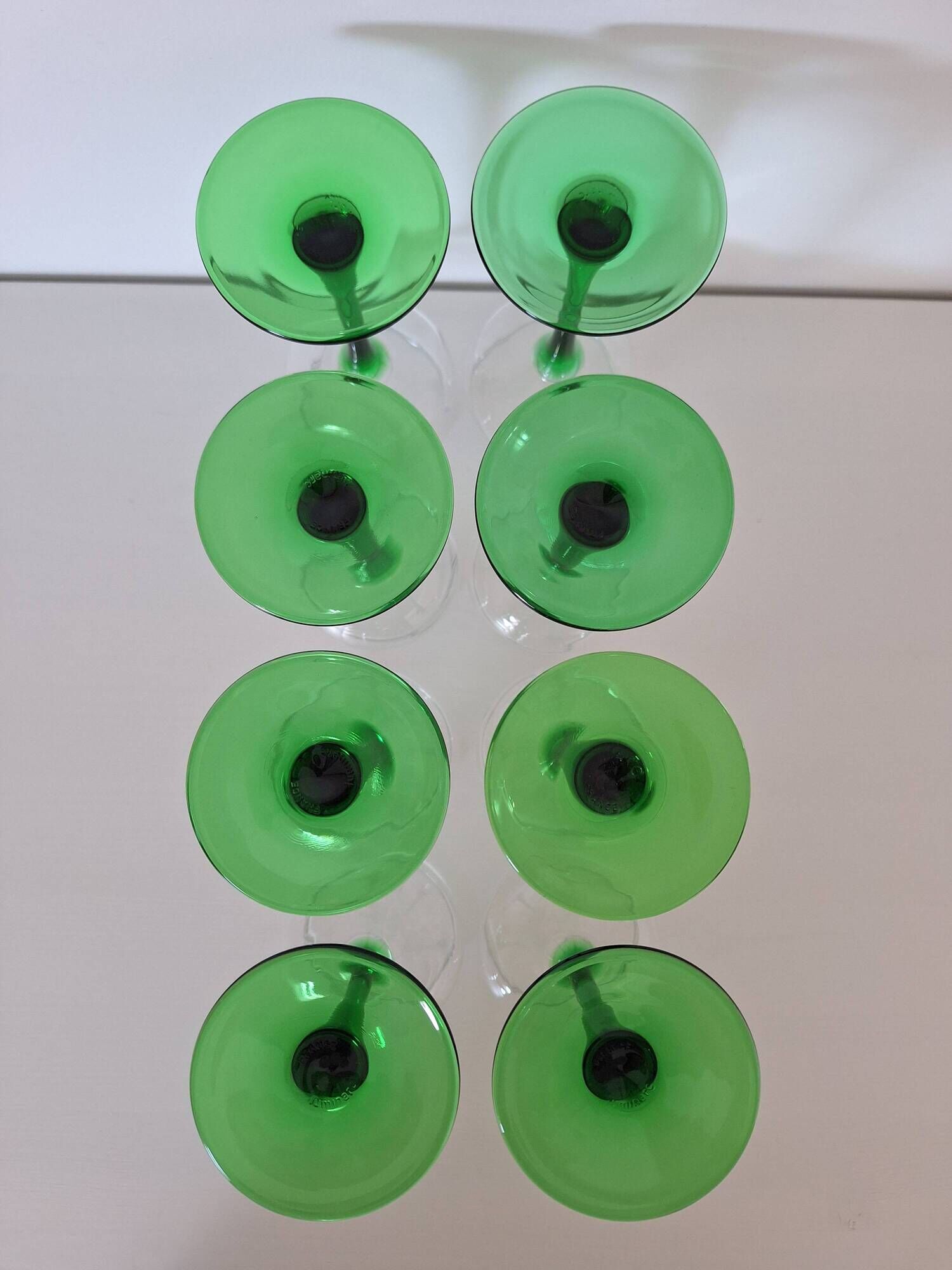 Verres à vin blanc d'Alsace