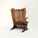 Antique Dutch Arts and Crafts Oak Hall Bench, Early 20th Century