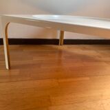 Table basse fibre de verre Marc Berthier