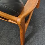 Vintage teak Danish design two seat sofa by Komfort Denmark