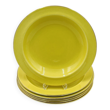 Lot de 6 assiettes creuses Keralux Boch