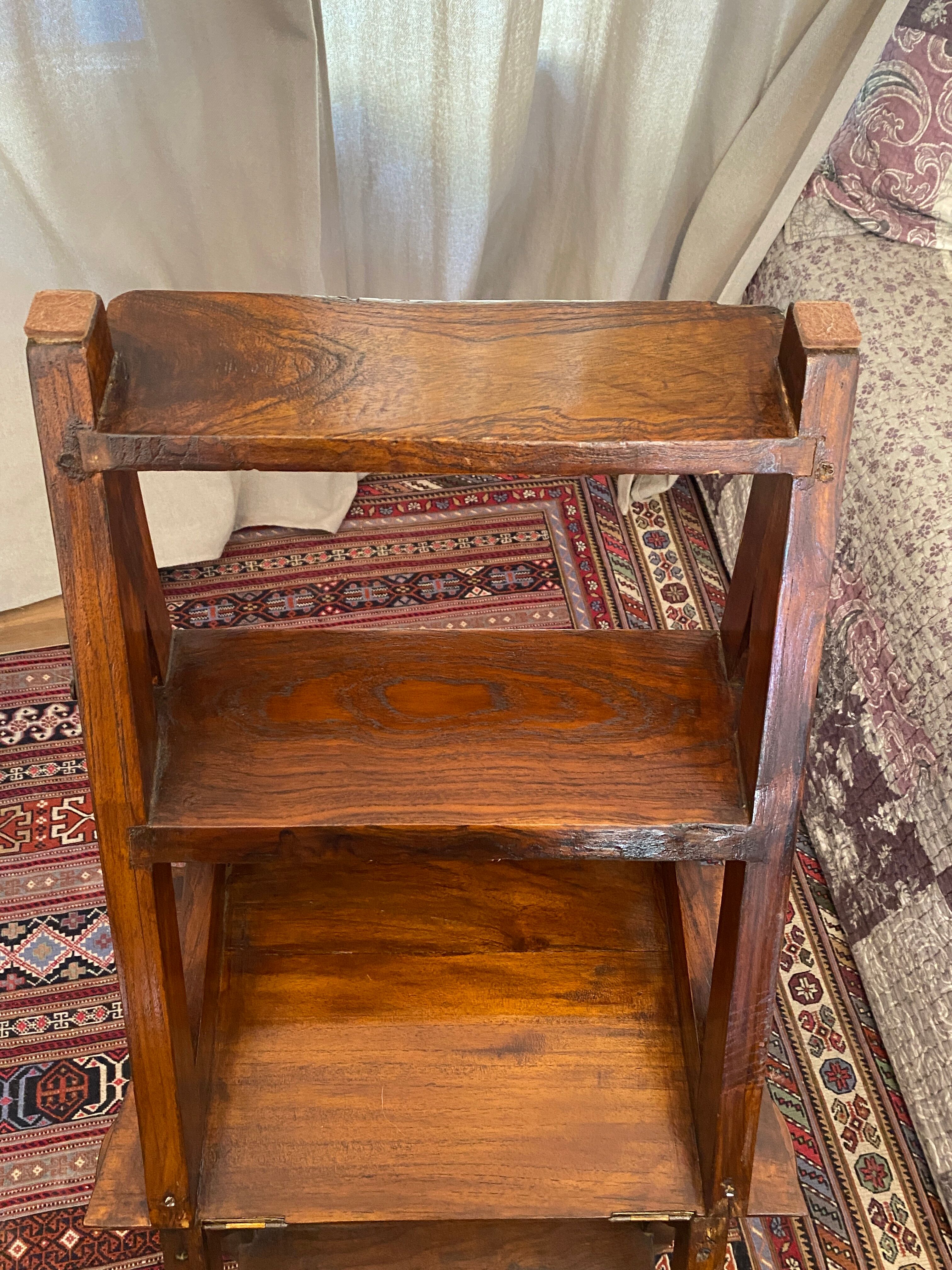 Solid wood ladder chair