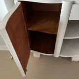 2 restored old bedside tables