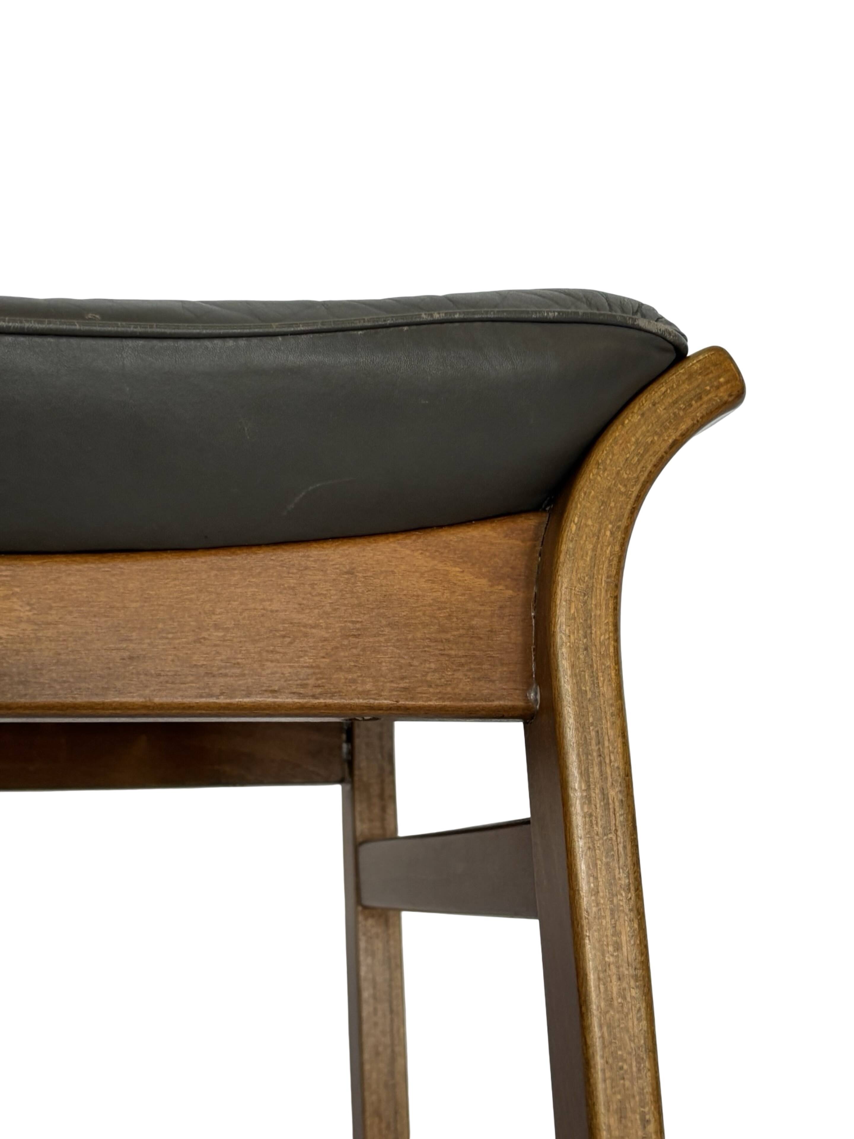 Vintage G Mobler Danish Design Footrest Footstool Ottoman